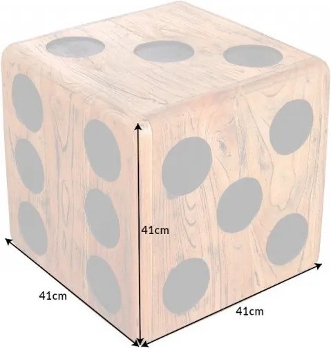 Taburete, Masuta auxiliara Cube 40cm