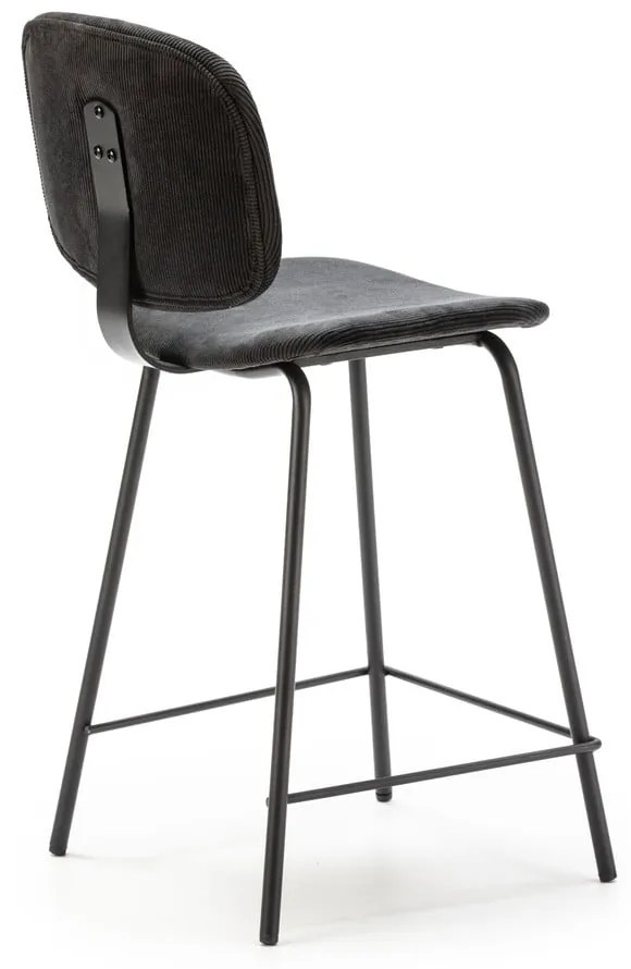 Scaune de bar negre 2 buc. (înălțime șezut 66 cm) Arus – Marckeric