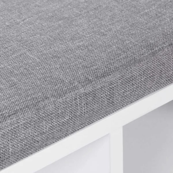 Pantofar VOREN alb/gri