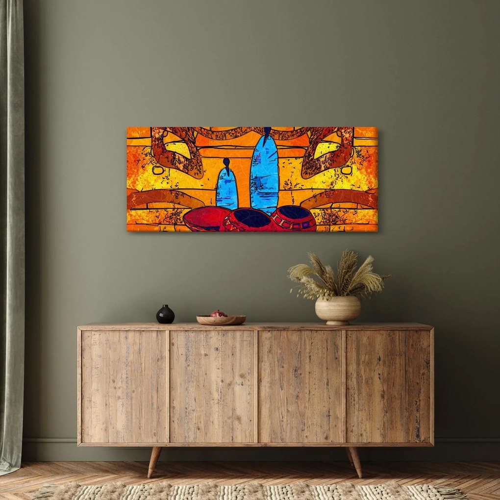 Tablou - Pictură străveche (120x50 cm)