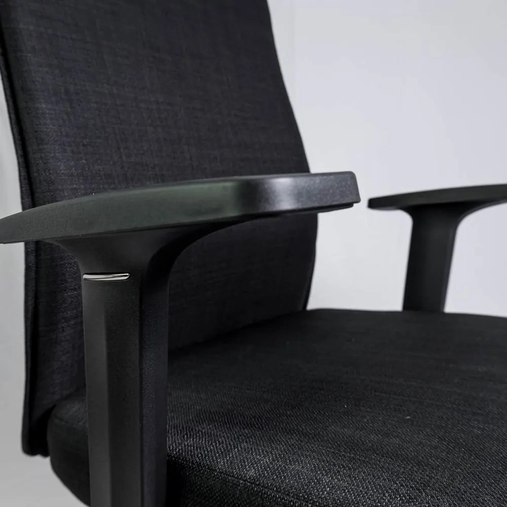 Scaun de birou din material textil OFF 707 negru