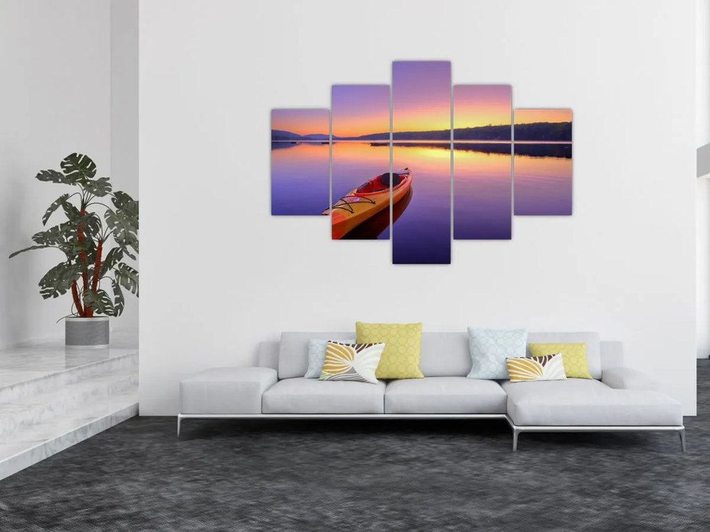 Tablou - Kayak pe lac (150x105 cm)