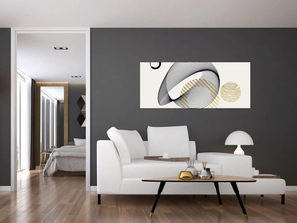 Tablou - Forme geometrice N⁰3 (120x50 cm)
