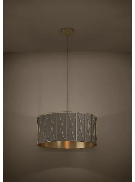 Lustră pe cablu Eglo 390206 COROJAL 1xE27/40W/230V auriu/maro