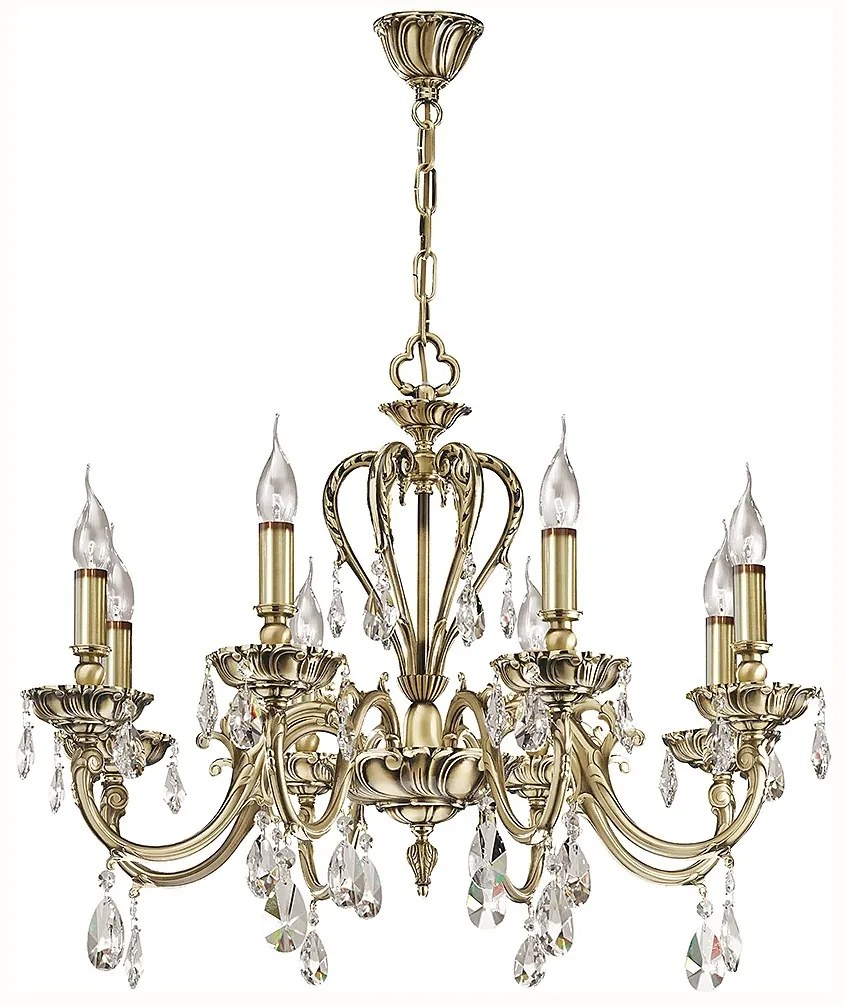 Lustra LUX fabricat manual 6 brate diametru 68cm Selena 2070/6 Bejorama