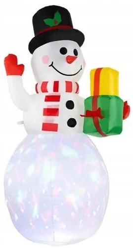 Om de zăpadă gonflabil LED 155 cm