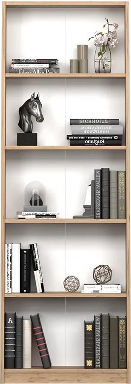 Biblioteca Adore Nurdan, 5 rafturi, 58x170x23 cm