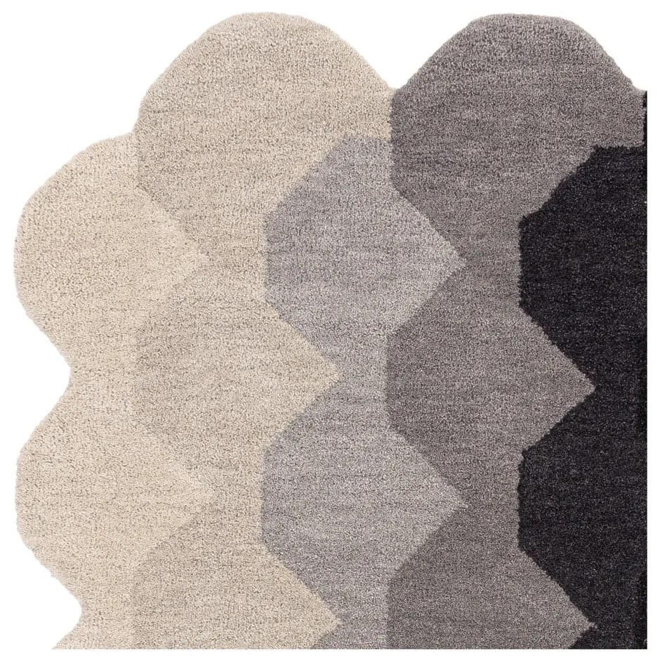 Covor gri din lână 160x230 cm Hive – Asiatic Carpets