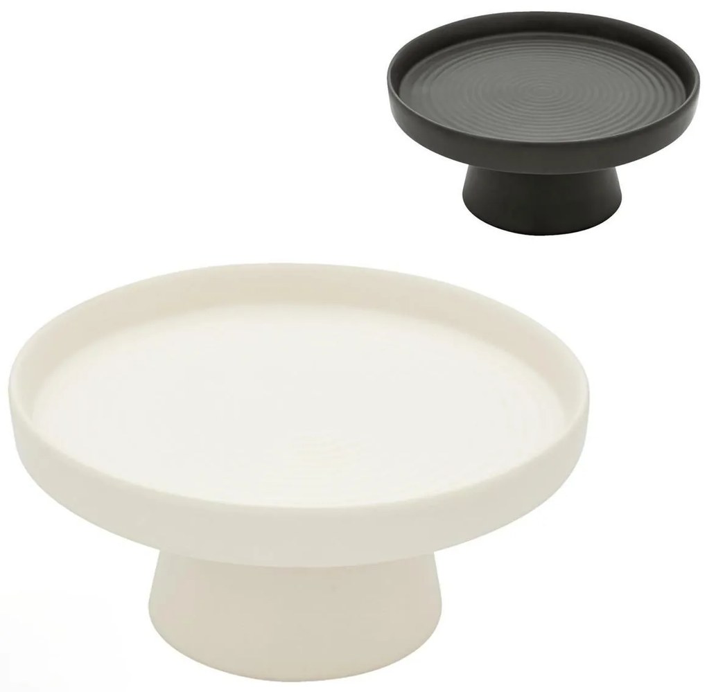 Tava pentru servit prajituri TORTINO Ø 21 cm - mai multe culori Culoare: Negru
