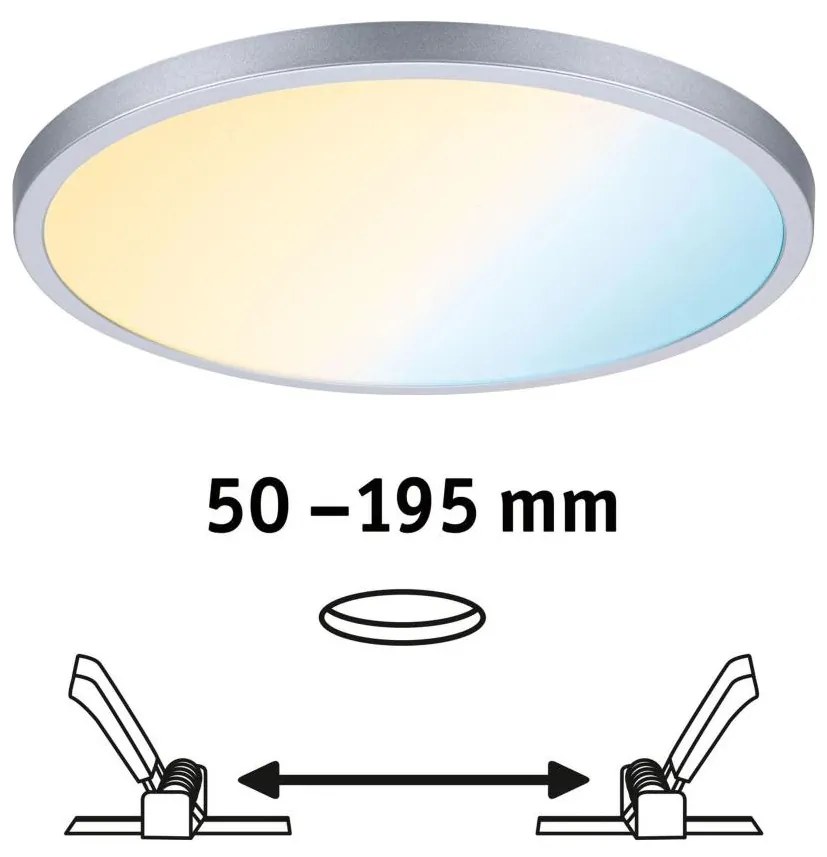 Paulmann 93046 - Plafonieră încastrată pentru baie AREO LED, 16W, IP44, 230V
