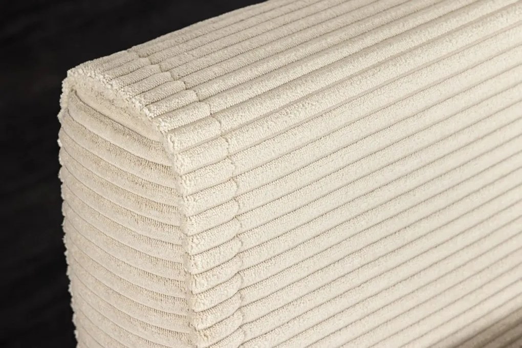 Fotoliu Pat SMART MULTIFUNCTION 100cm catifea raiata bej