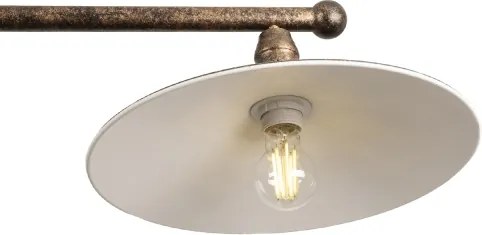 BRILAGI - Lustră cu tijă FORGE 3xE27/60W/230V cupru/patină