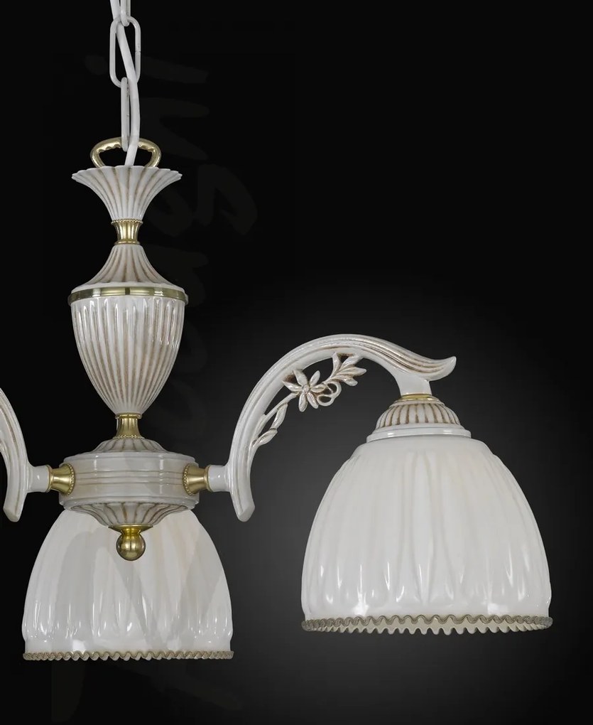 Candelabru cu 3 brate realizat manual design italian 9671