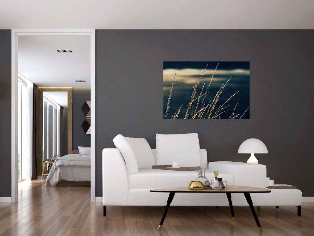Tablou cu ierburi (90x60 cm)
