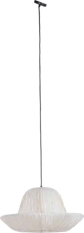 Lustră suspendată din hârtie și oțel, 28 x 55,5 cm, „Senlis”