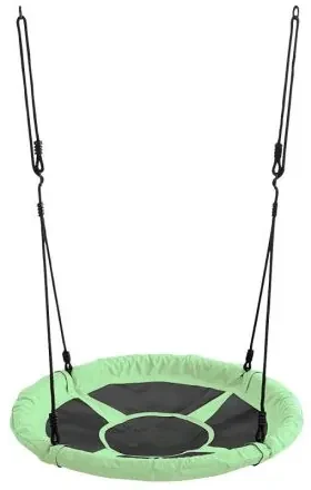 Leagan suspendat, cuib de barza, verde, max 100 kg, 65 cm