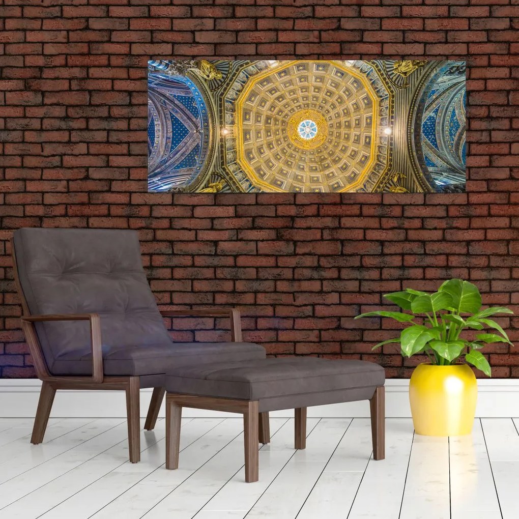 Tablou cu tavanul bisericii Siena (120x50 cm)