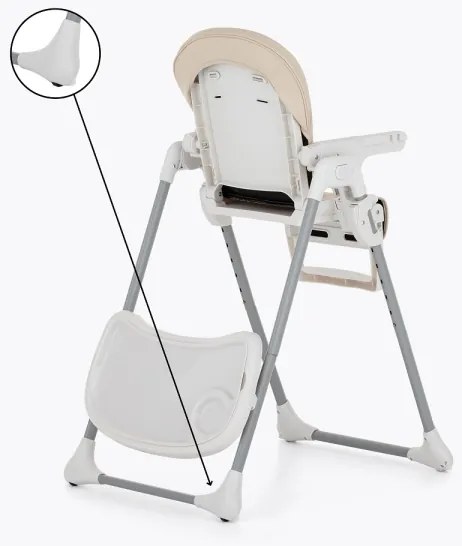 Scaun de masă pentru copii GUSTO verde PETITE&MARS