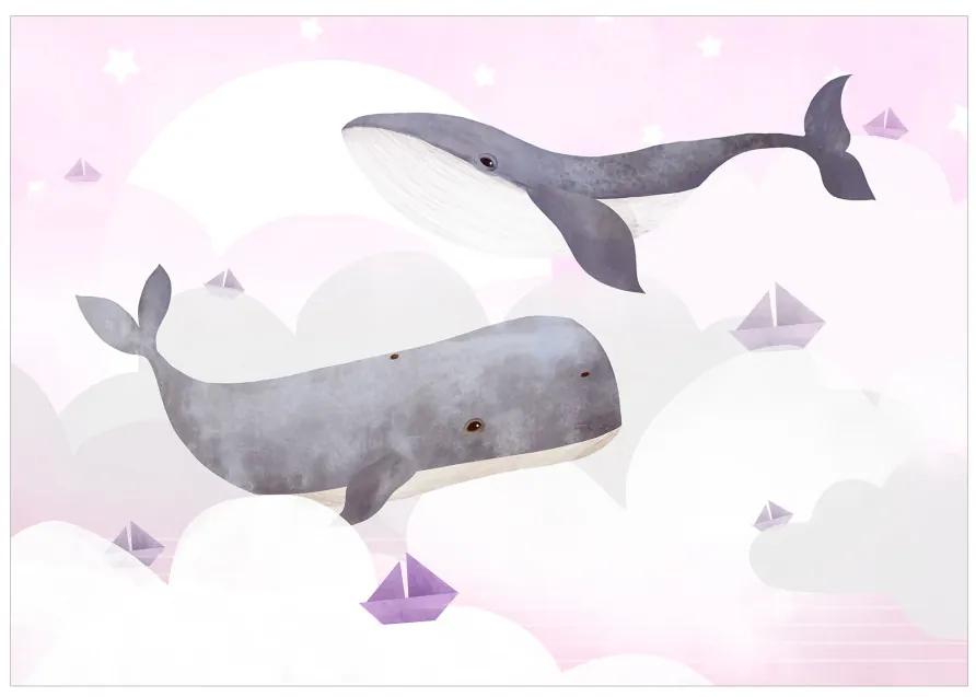 Fototapet - Dream Of Whales - Second Variant