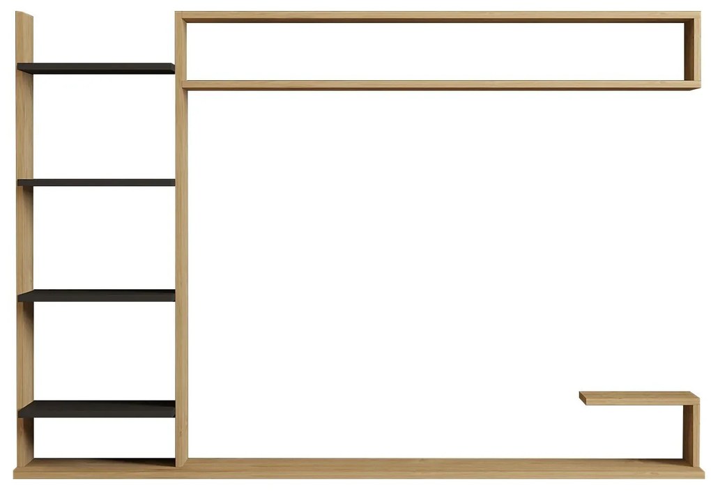 Mobilier living Pikovo (stejar zafir + antracit) . 1095553