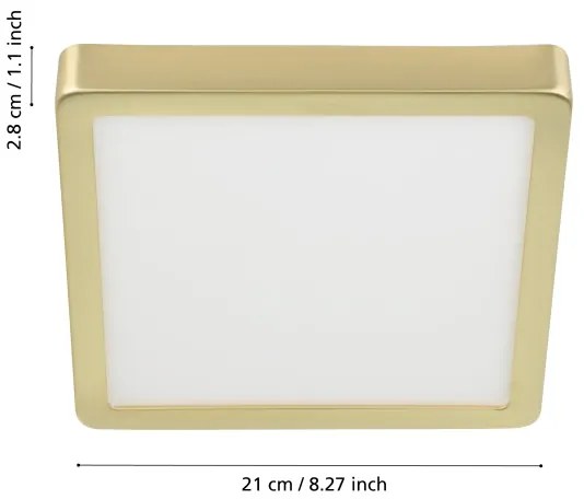 Eglo 900183 - Plafonieră LED FUEVA, 17 W, 230 V