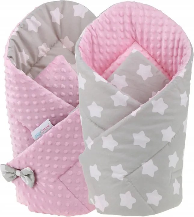 ShopJK FAȘĂ ÎNFĂȘAT COPII CU DOUĂ FEȚE - MINKY MARI STELE