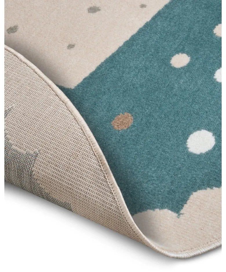 Covor pentru copii albastru ø 100 cm Crown – Hanse Home