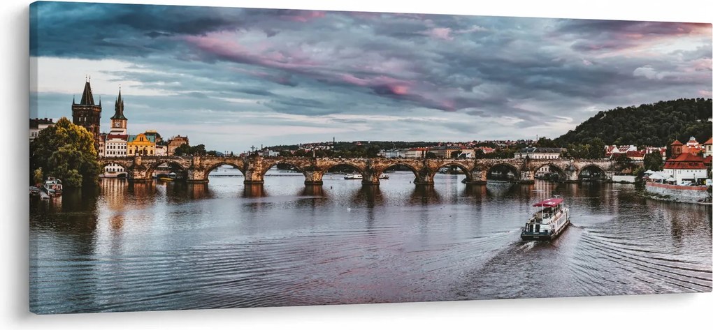 Tablou cu Vltava (120x50 cm)
