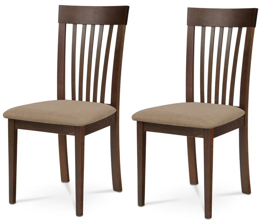 Set de scaune de sufragerie BC-3950, nuc, 2 buc.