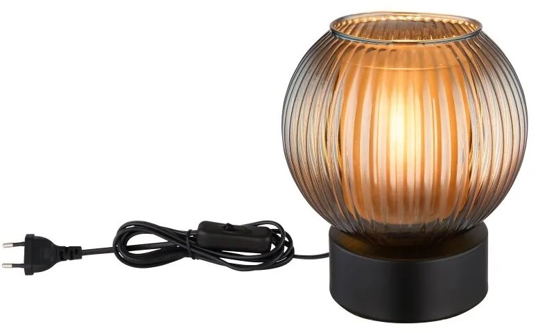 Veioza/Lampa de masa design modern ZUMBA negru/multicolor