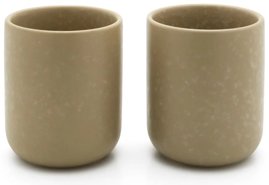 Cești bej 2 buc. din gresie 200 ml Umea – Bredemeijer