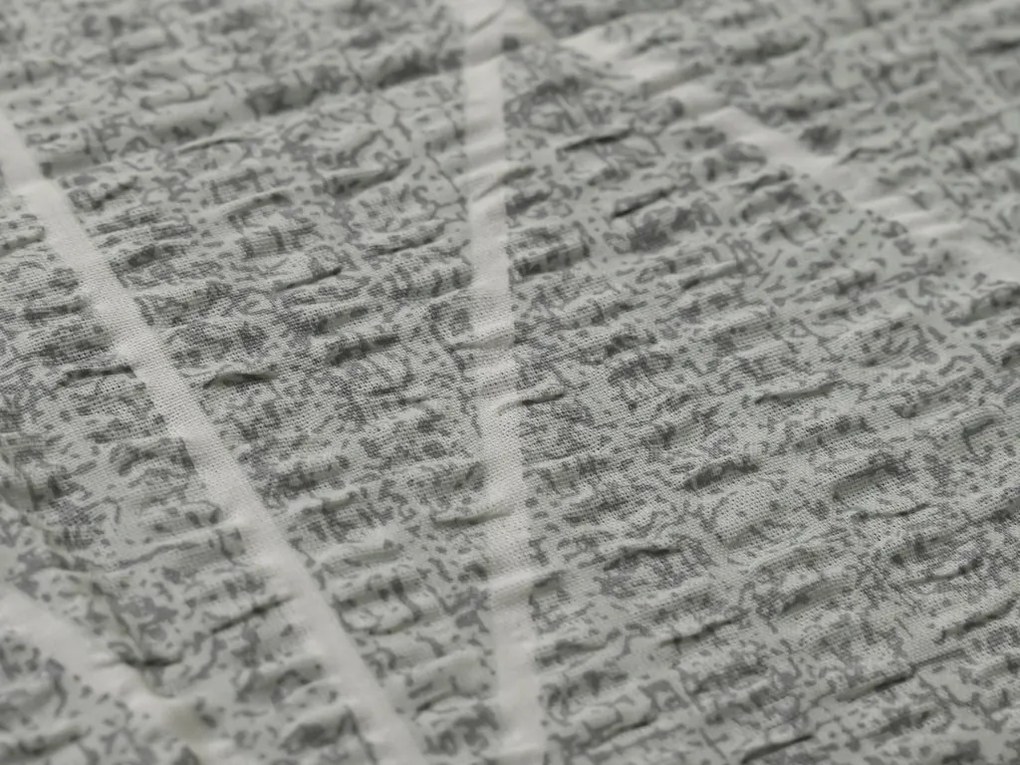 Lenjerie de pat din bumbac Renforce CREP GRAY STRIPES gri Dimensiune lenjerie de pat: 70 x 90 cm | 140 x 200 cm