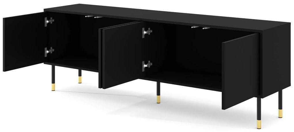 Masă TV 4D 180 Wenty (Negru + Auriu). 1125162