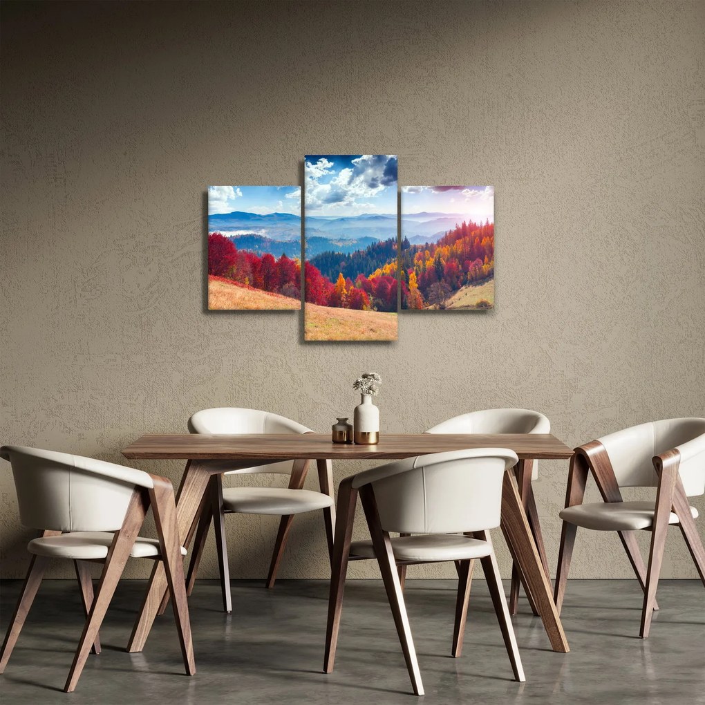 Tablou cu peisaj de toamnă pitoresc (90x60 cm)