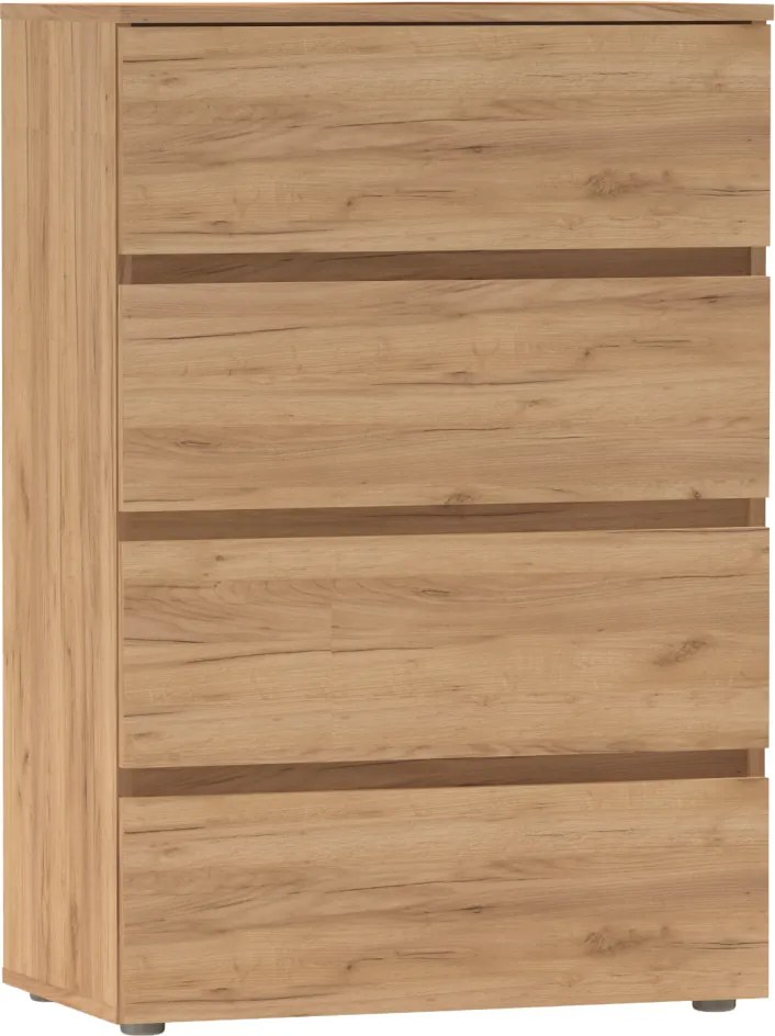 Comoda PARMAD, stejar craft auriu