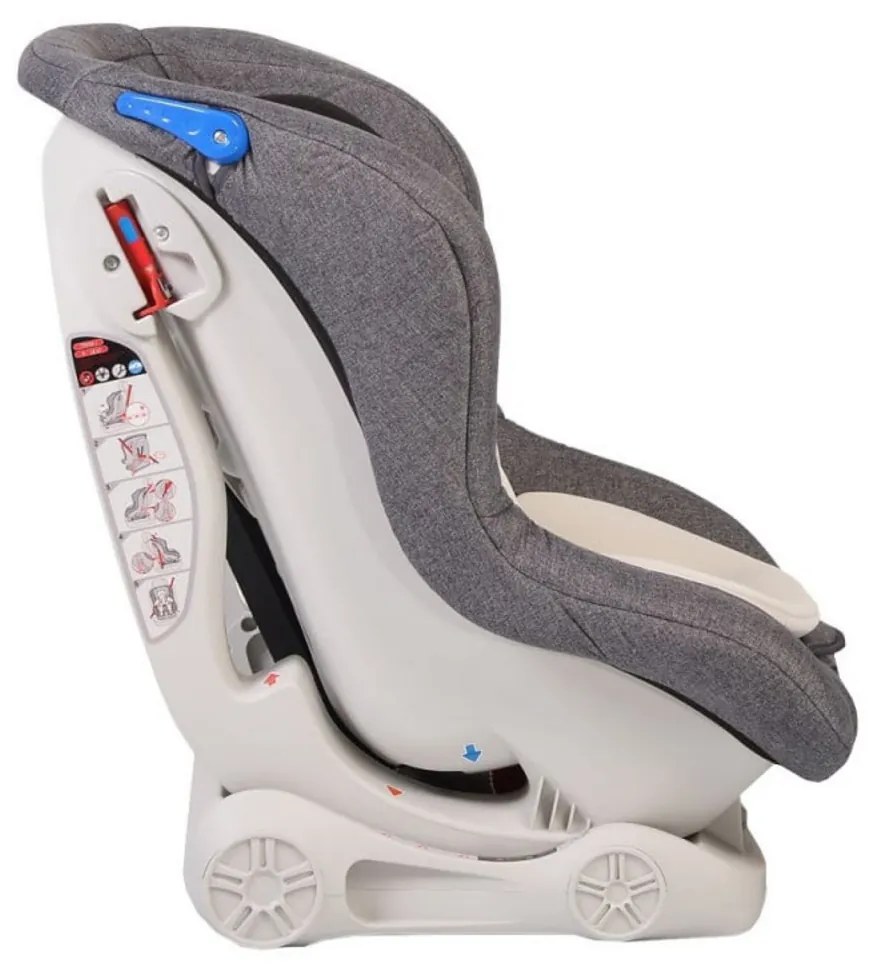 Scaun Auto NOVOKIDS™ Aegis Plus, Transformabil in scoica auto, 0-18 kg, Spatar reglabil 4 trepte, Omologare R-129 i-Size, Centura in 5 puncte, Husa
