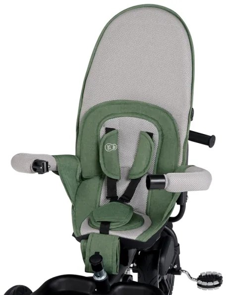 Tricicletă pentru copii KINDERKRAFT SELECT SPINSTEP Premium verde