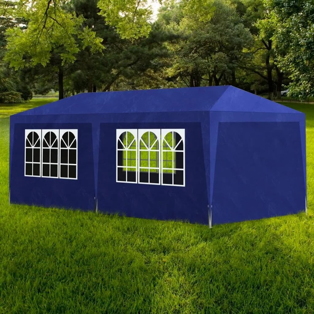 90337 vidaXL Cort de petrecere, albastru, 3 x 6 m