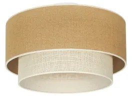 Plafonieră Duolla YUTE BOHO 1xE27/15W/230V d. 45 cm maro/gri