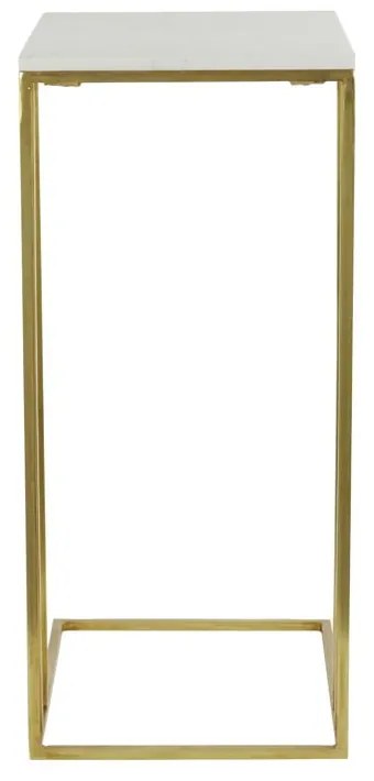 Măsuță auxiliară cu blat cu aspect de marmură 31x41 cm Roshan – Light & Living