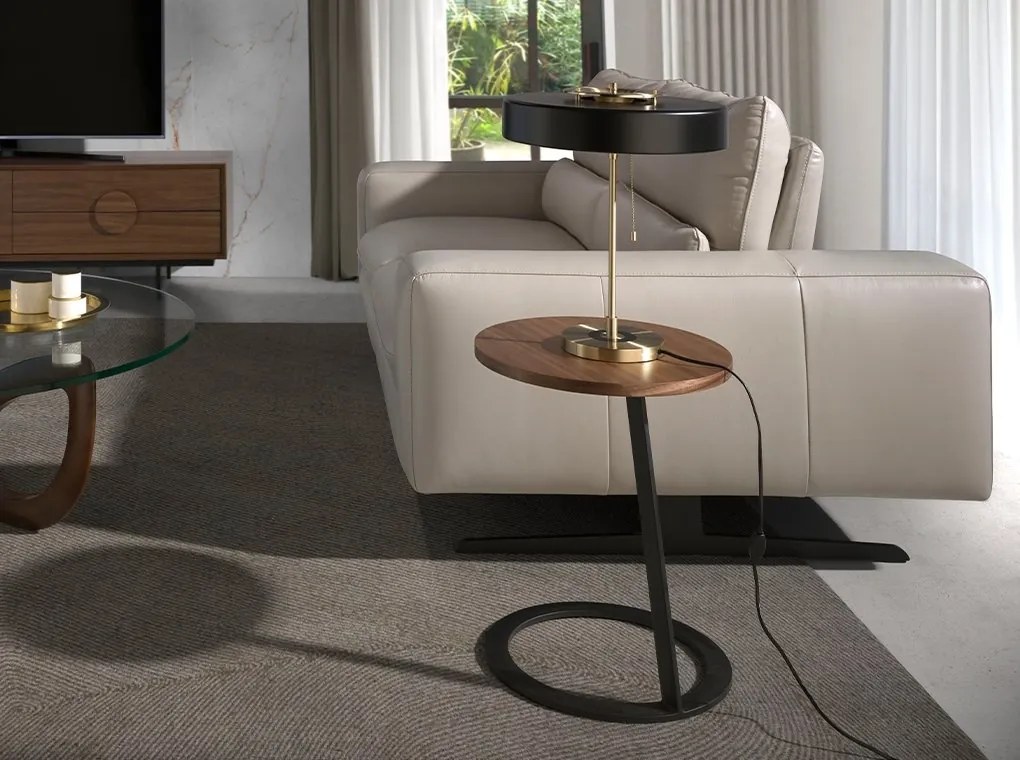 Lampa de masa eleganta design minimalist Gold and Black