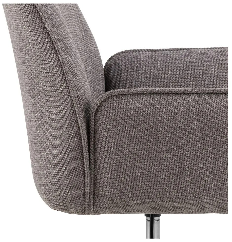 Scaun de birou gri Glenda – Actona