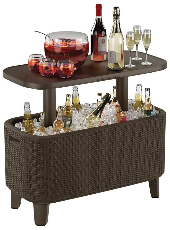 Masă de grădină cu frapieră 83.5x40.5 cm Bevy – Keter