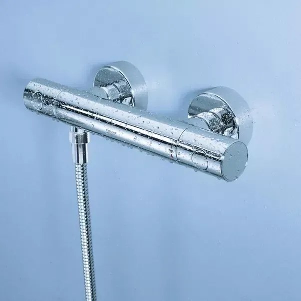 Baterie dus Grohe Grohtherm 1000 Cosmopolitan M auriu periat Cool Sunrise
