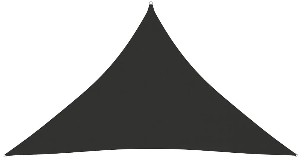 vidaXL Parasolar, antracit, 5x5x6 m, țesătură oxford, triunghiular