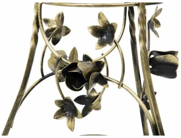 Suport de flori 72x28 cm auriu