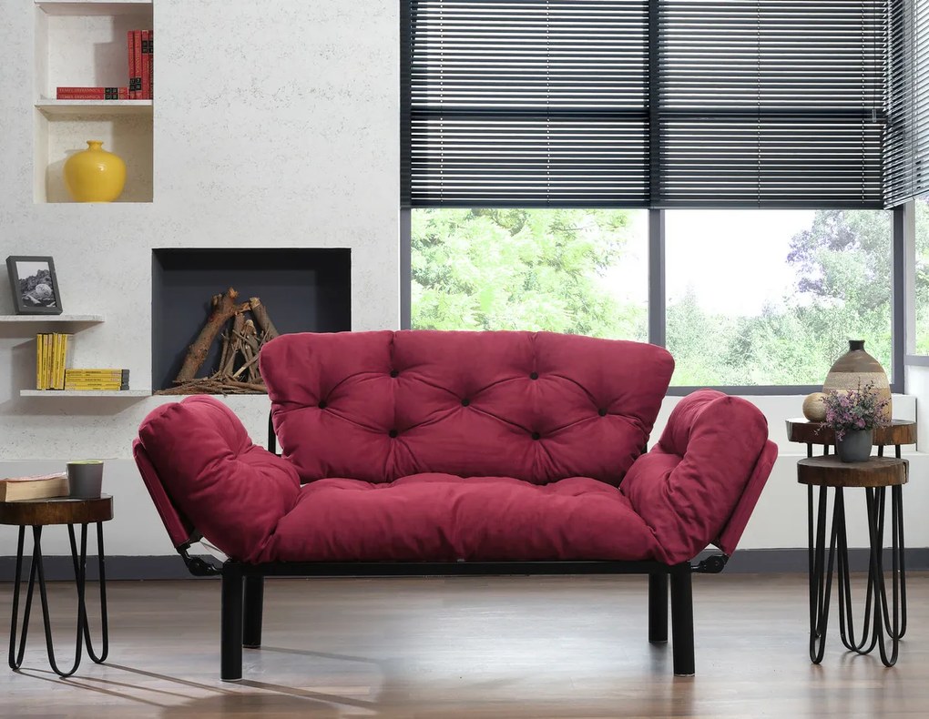 Canapea pat Nitta Maroon