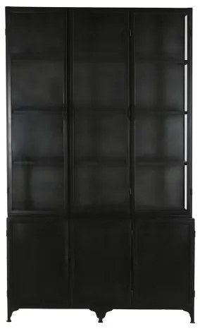 Vitrina, neagra, din metal, Eclipse