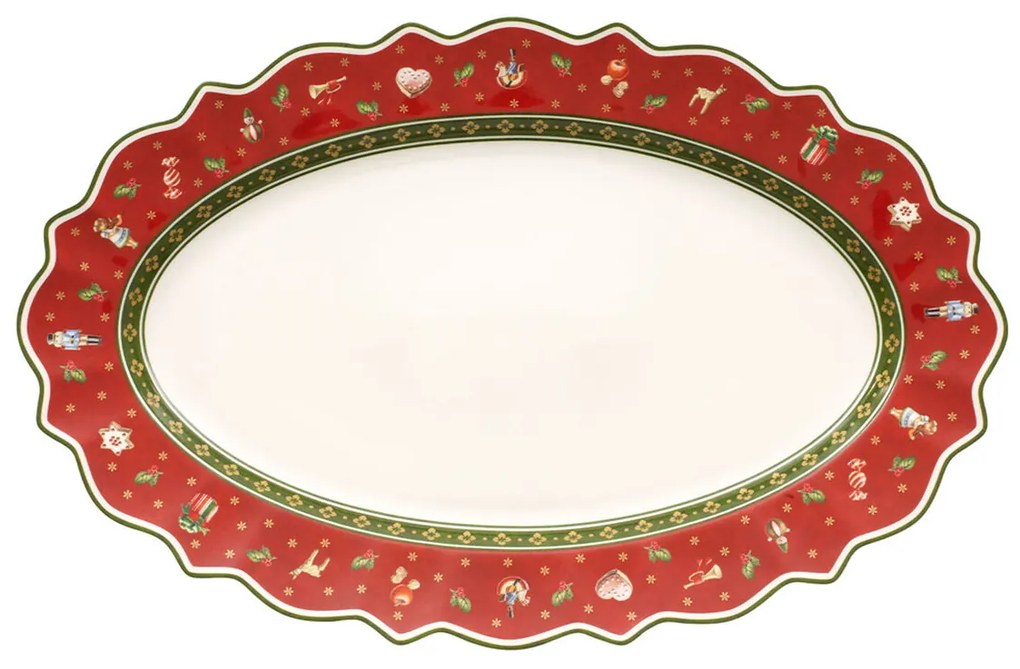 Platou oval pentru servit, 50 x 31 cm, colecția Toy's Delight - Villeroy & Boch