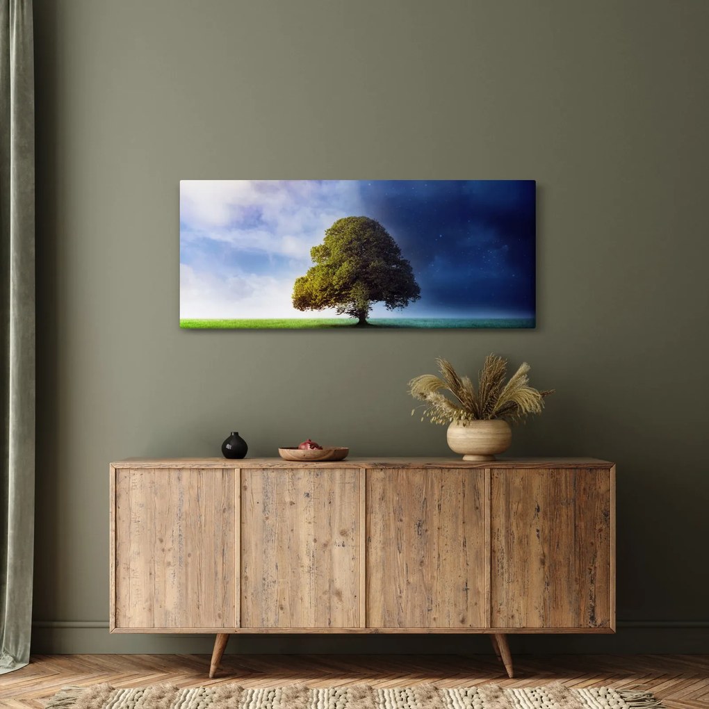 Tablou - Noapte și zi (120x50 cm)